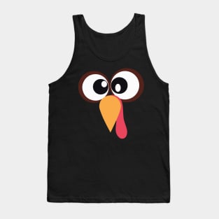 turkey face Tank Top